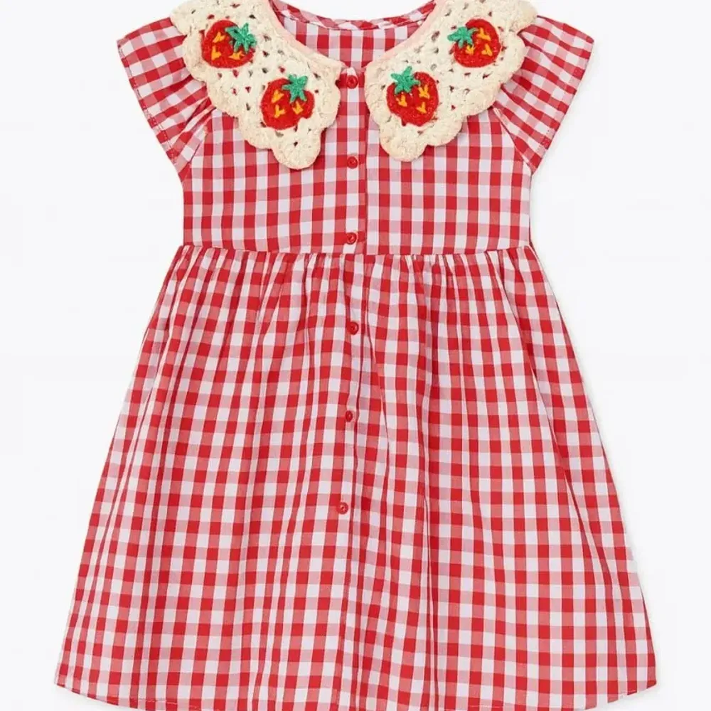 Dress Girls Berry Tartan Cutes - Foto 2