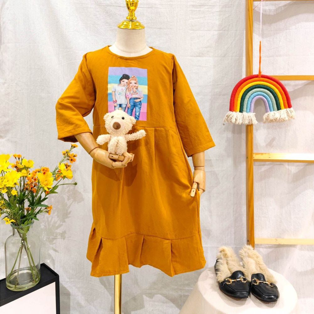 Gamis Two Layer Karakter Number - Foto 2