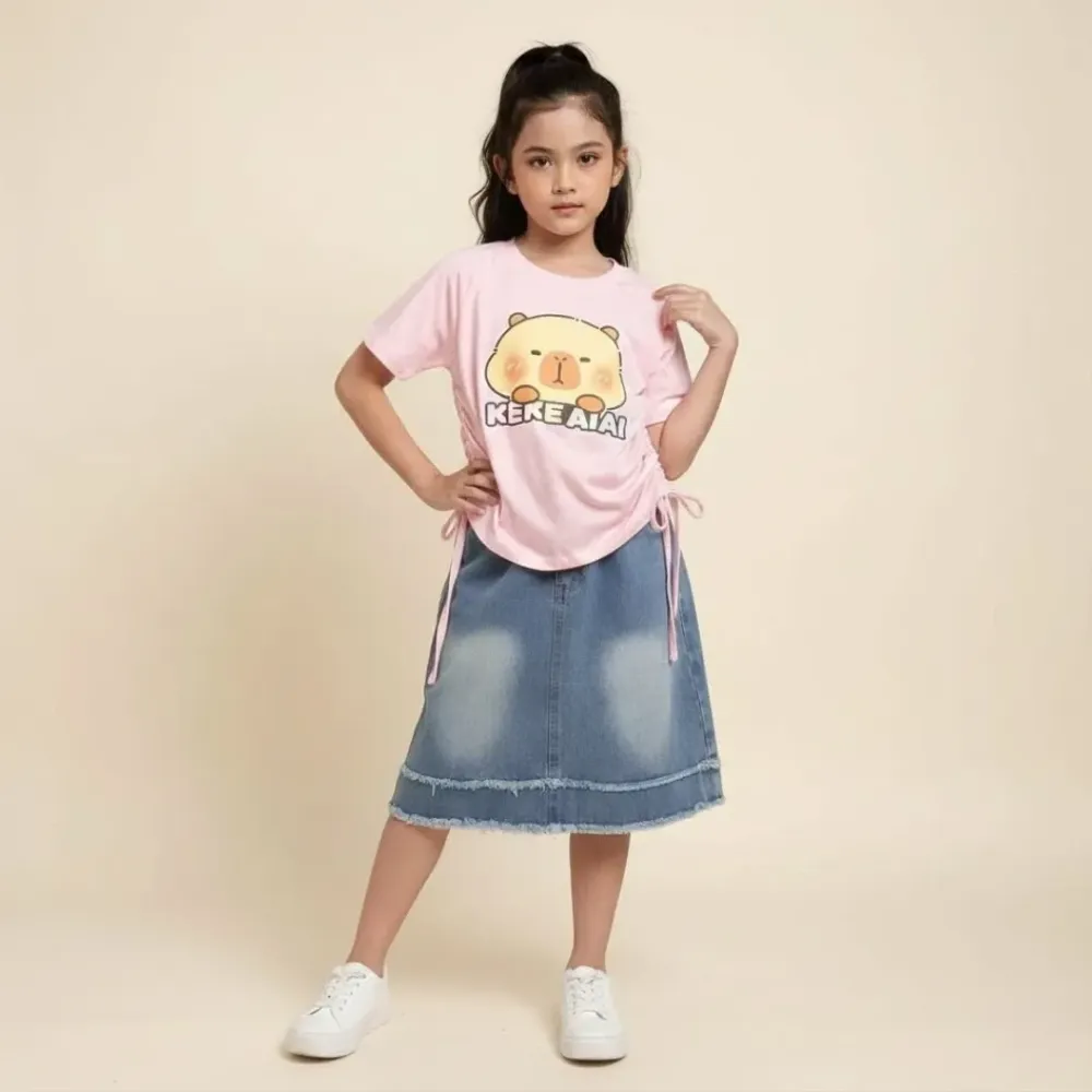 Set Cutie Skirt Blush