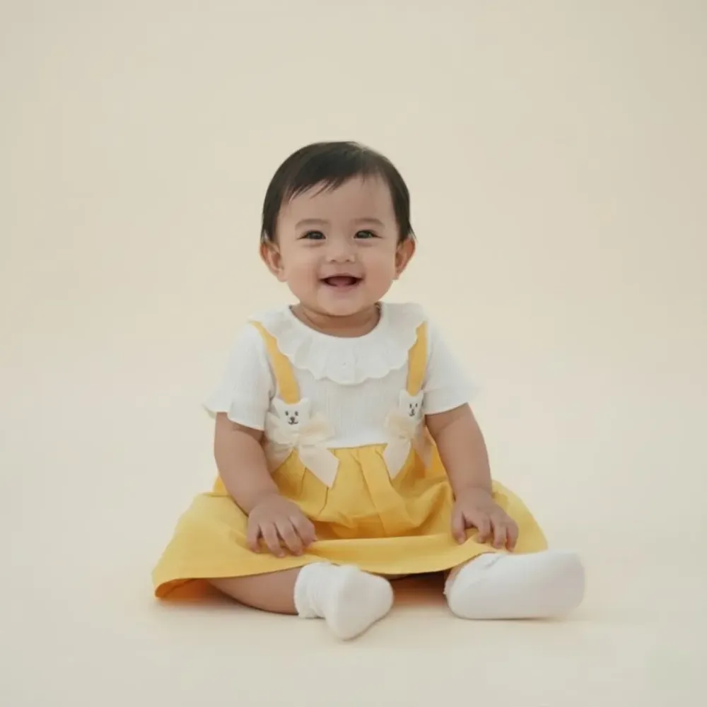 Dress Girl Yellow Little Sunshine