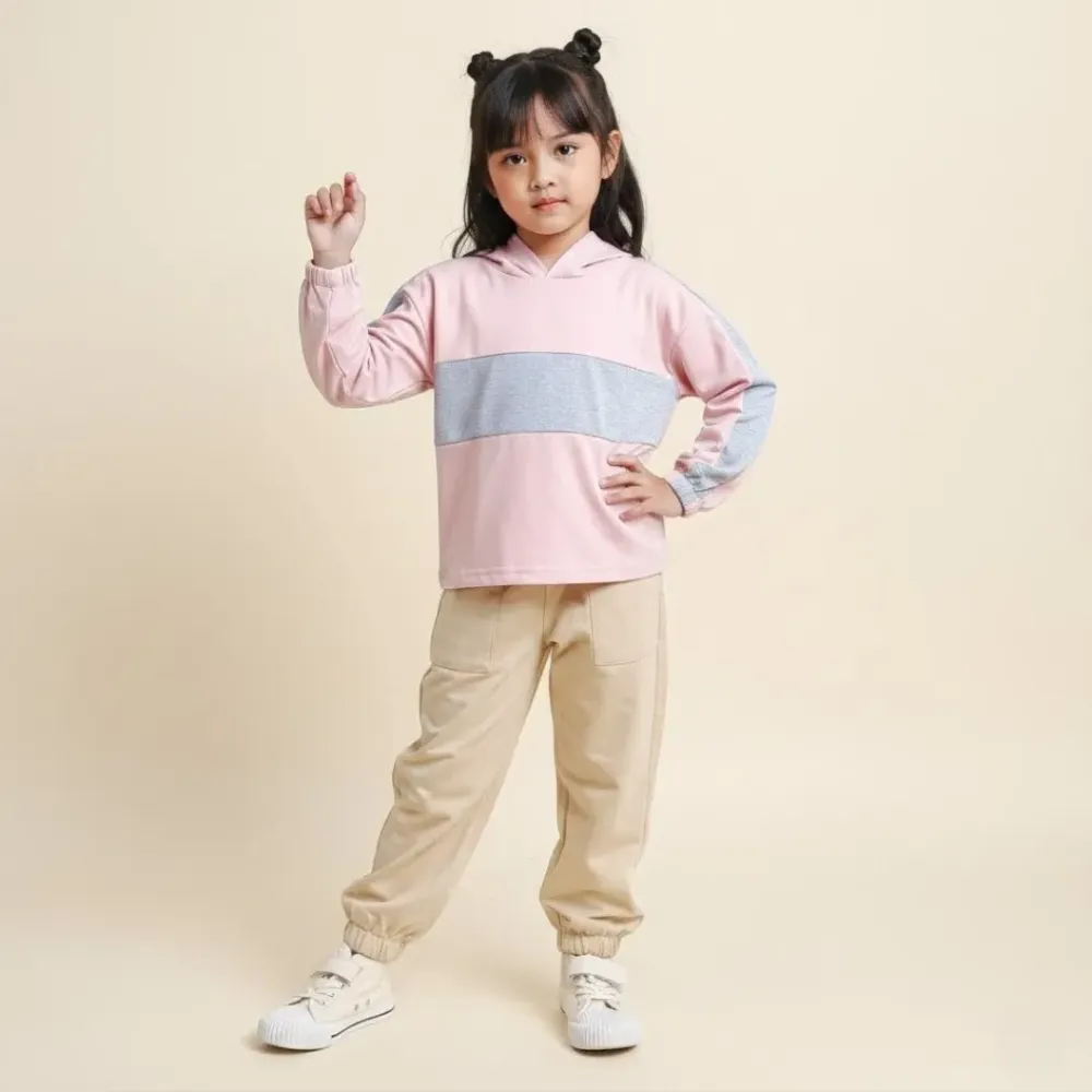 Setelan Stripe Soft Color
