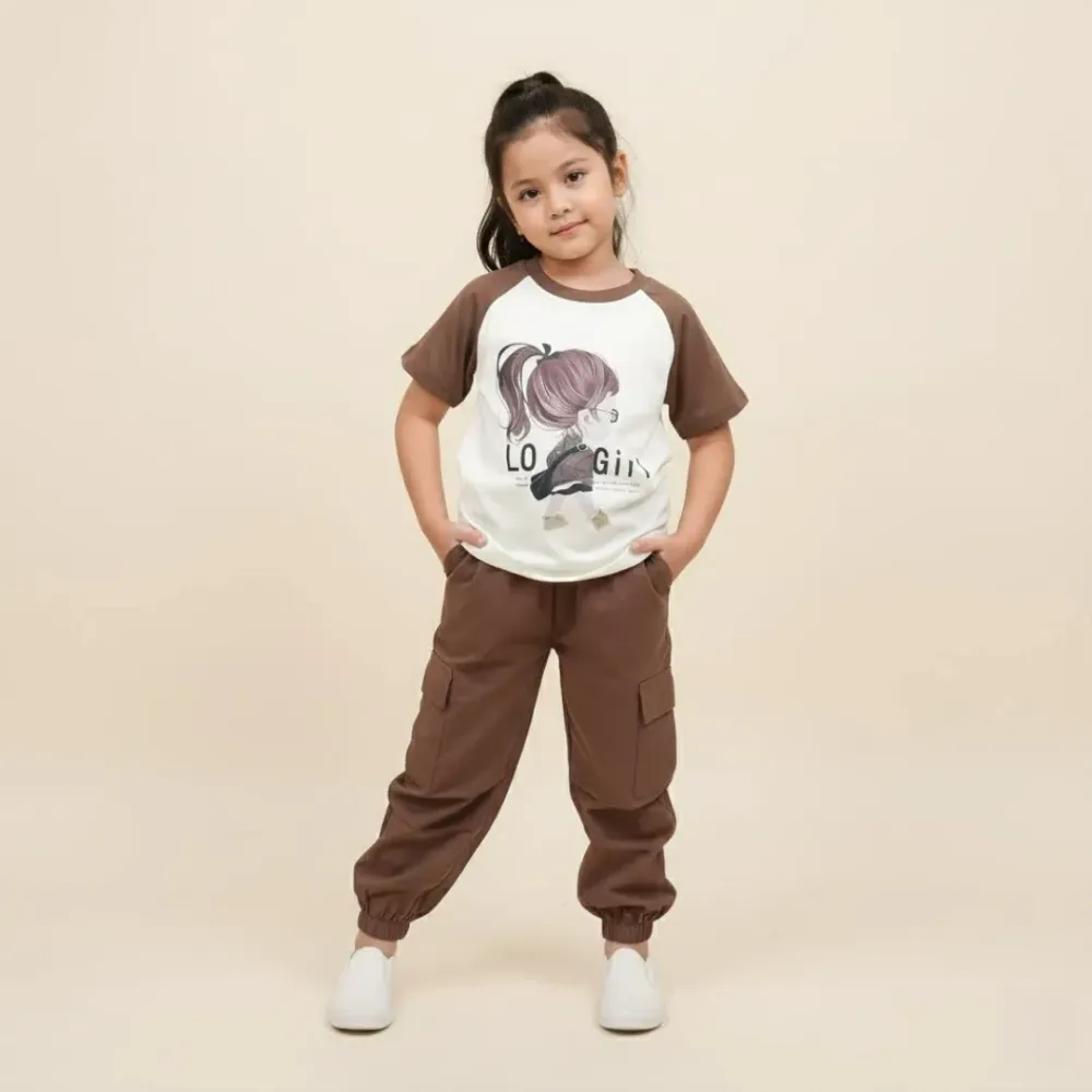 Set Girls Logirl Brown Spect