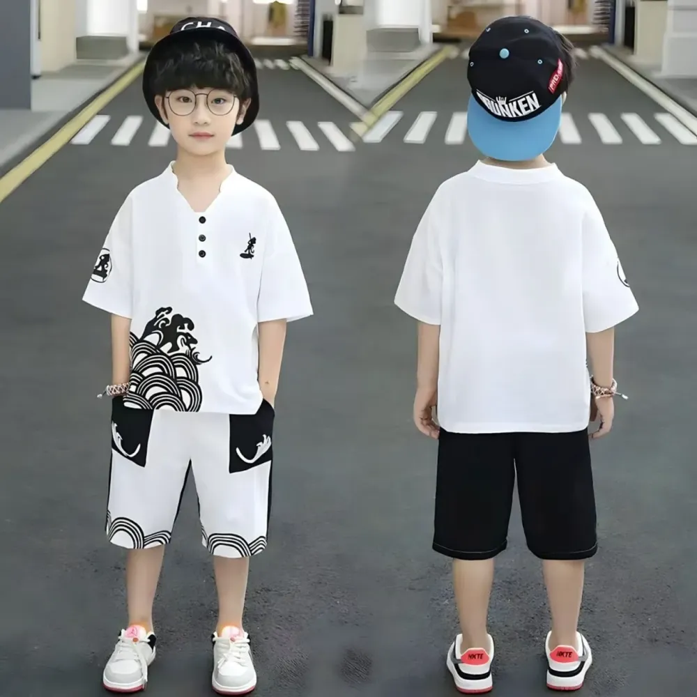 Setelan Fire Chinese Boyish