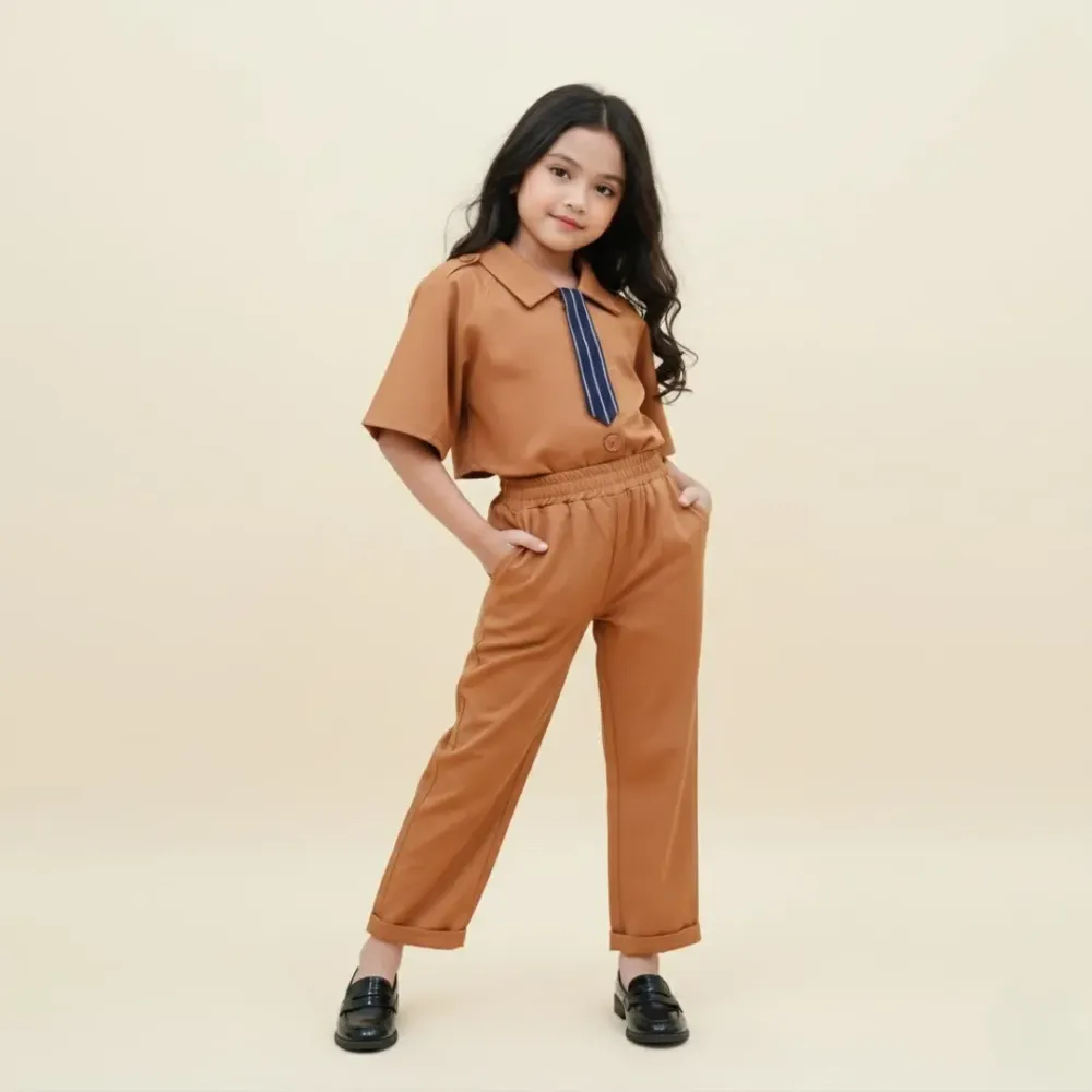 Setelan Bellatrix Polos Tie Line