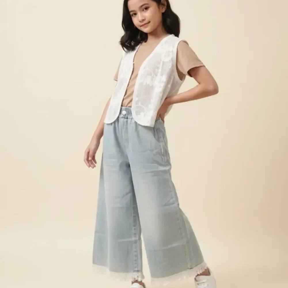 Set Girly Casual Charm Ensemble