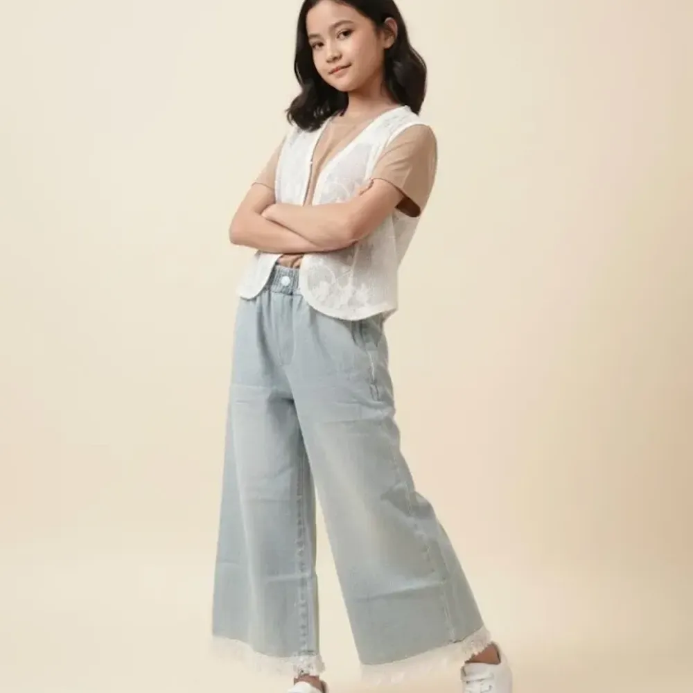 Set Girly Casual Charm Ensemble