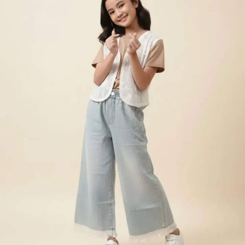Set Girly Casual Charm Ensemble