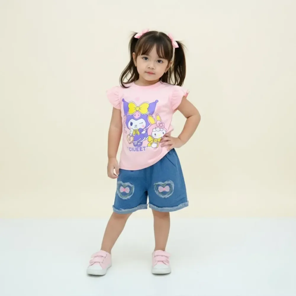 Set Girls Bunny Denim Loves