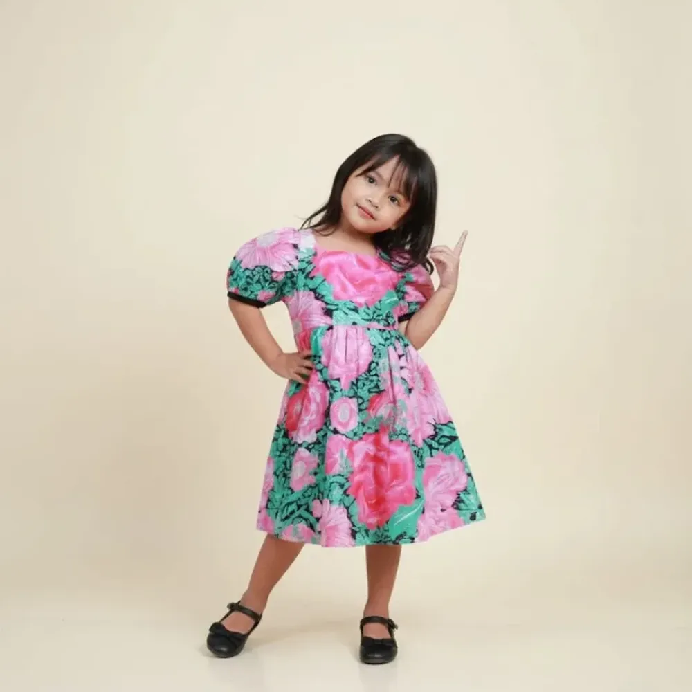 Dress Girl Twirl Berry Flow (only 4 PCS