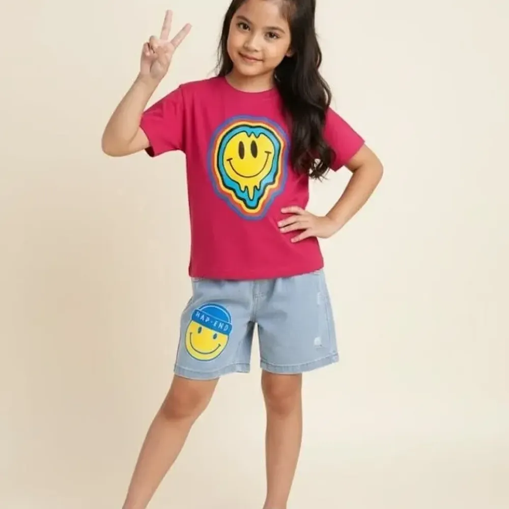 Set Kids Drip Smiley Hiphop