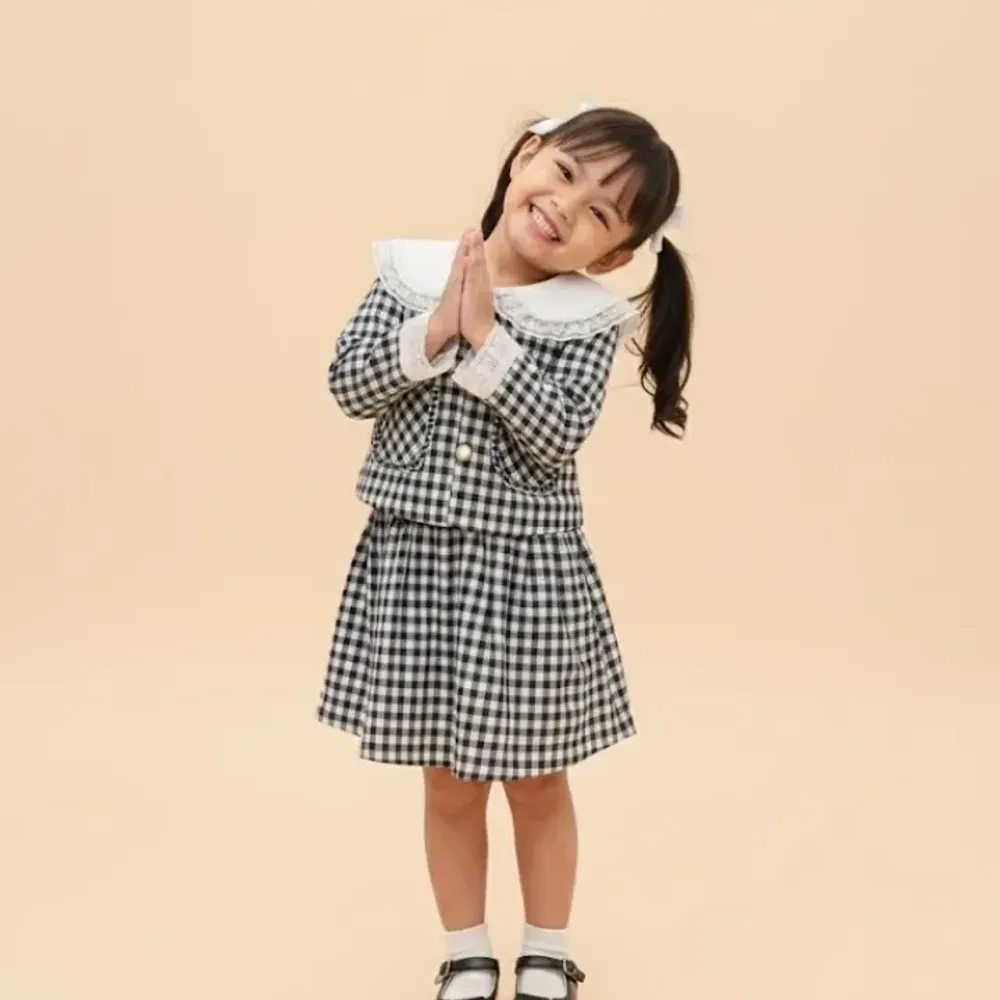 Set Girl Big Gold Pearl