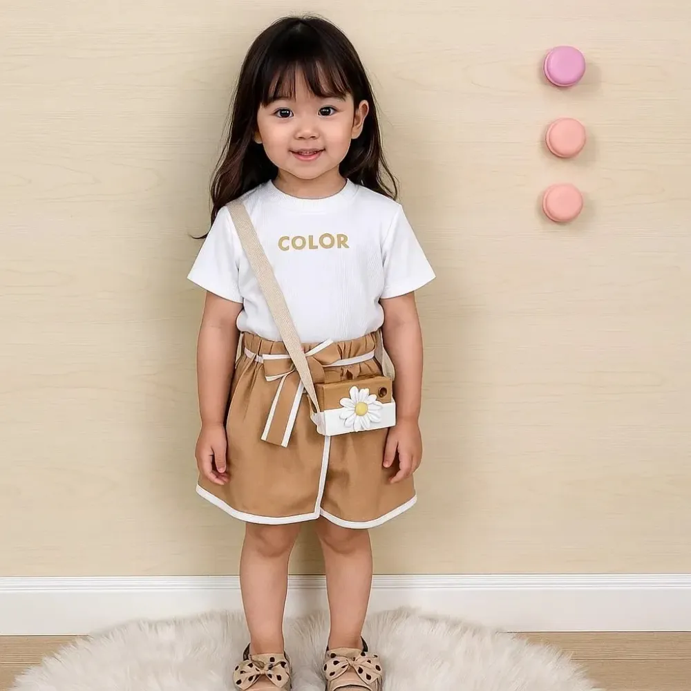 Setelan Color Shorts Choco Trendy