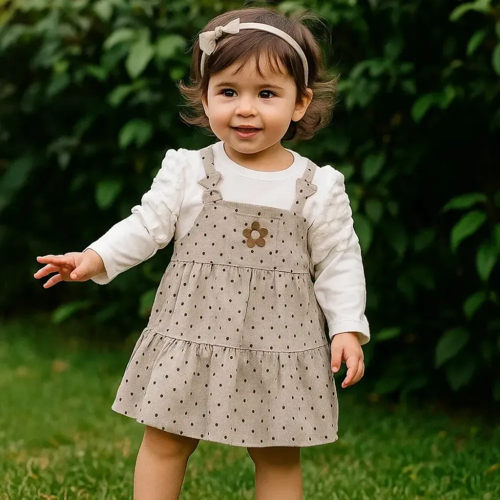 Dress Girls Dott Mini Posy Bloom