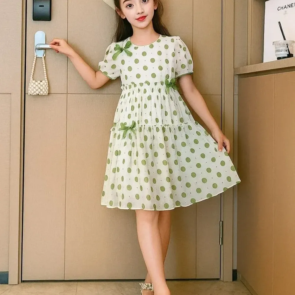 Dress Aurora Polkadotte Wrinkle Layer