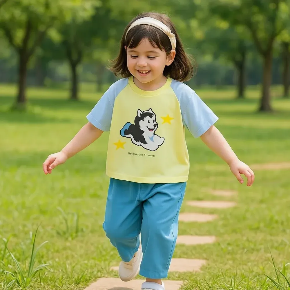 Set Girls Wolfy Jumps To Happyland