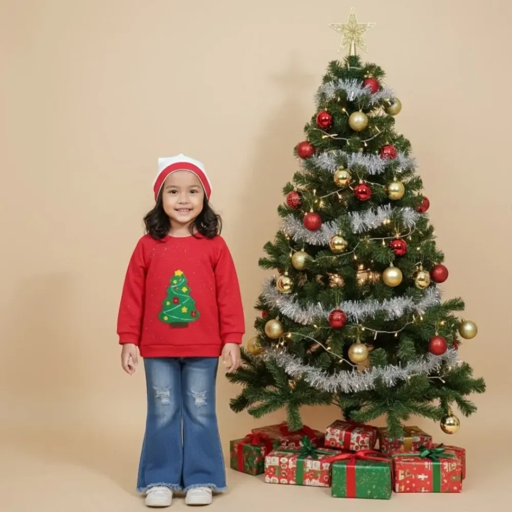 Setelan Sparkling Christmas Tree