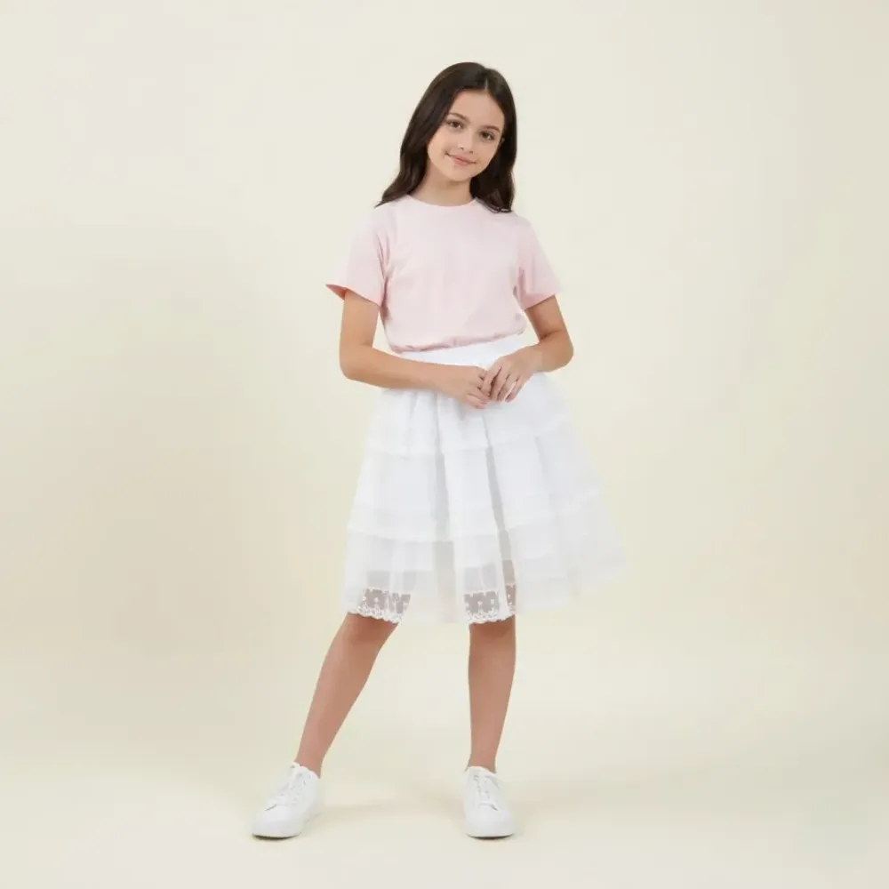 Set Girl Rosy Grace Skirt