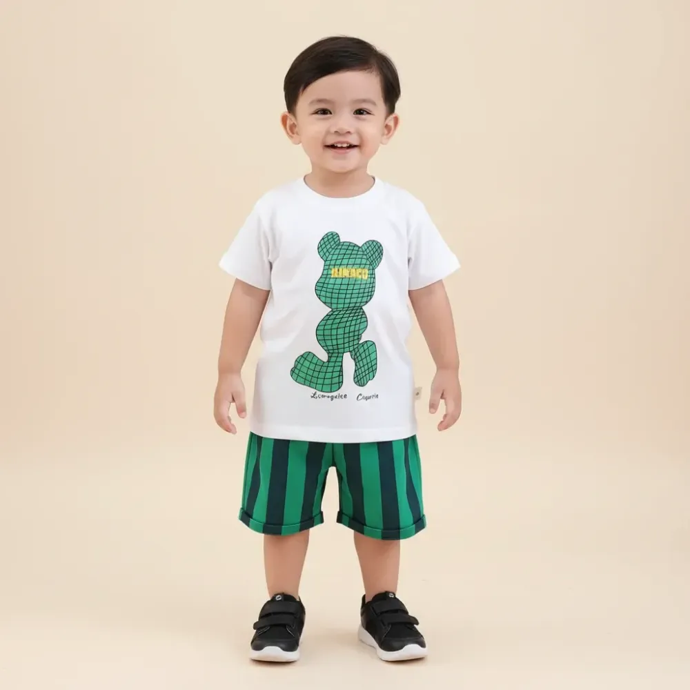 Setelan Bear Modern Boyish