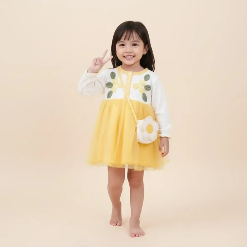 Dress Girl Cute Egg Daisy