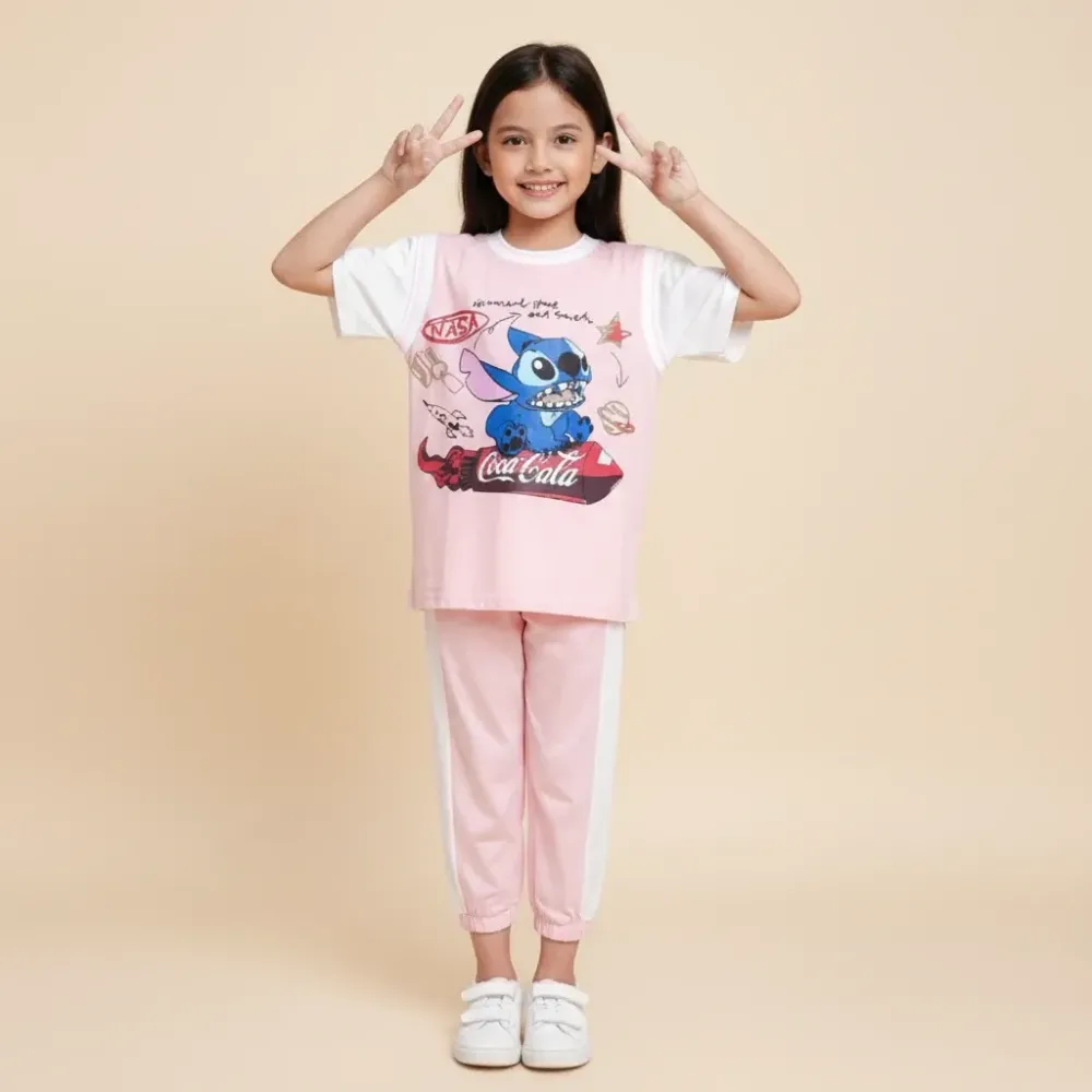 Setelan Stitch Text Cooa Gala