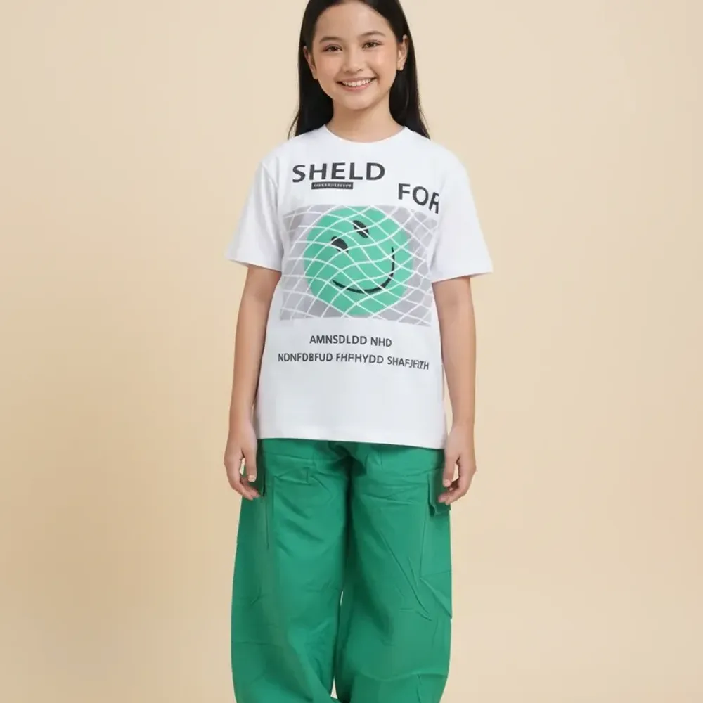 Set Girls Sheld For Smiling Face