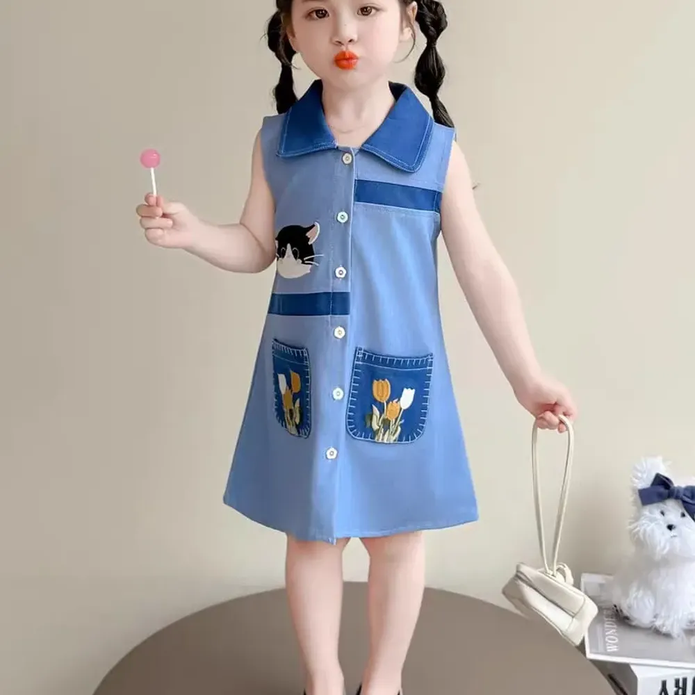 Dress Girly Miss Blue Alice