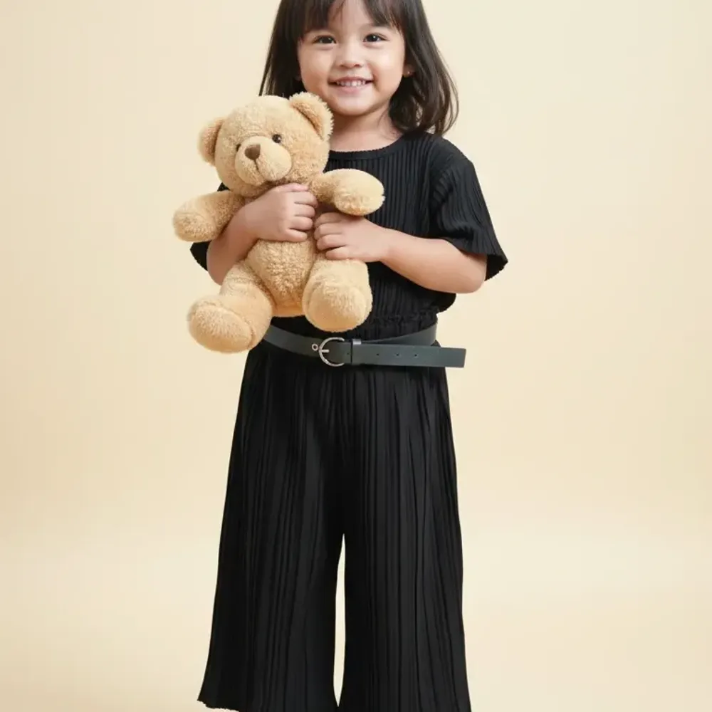 Pants Girls Pleated Wide Culotte