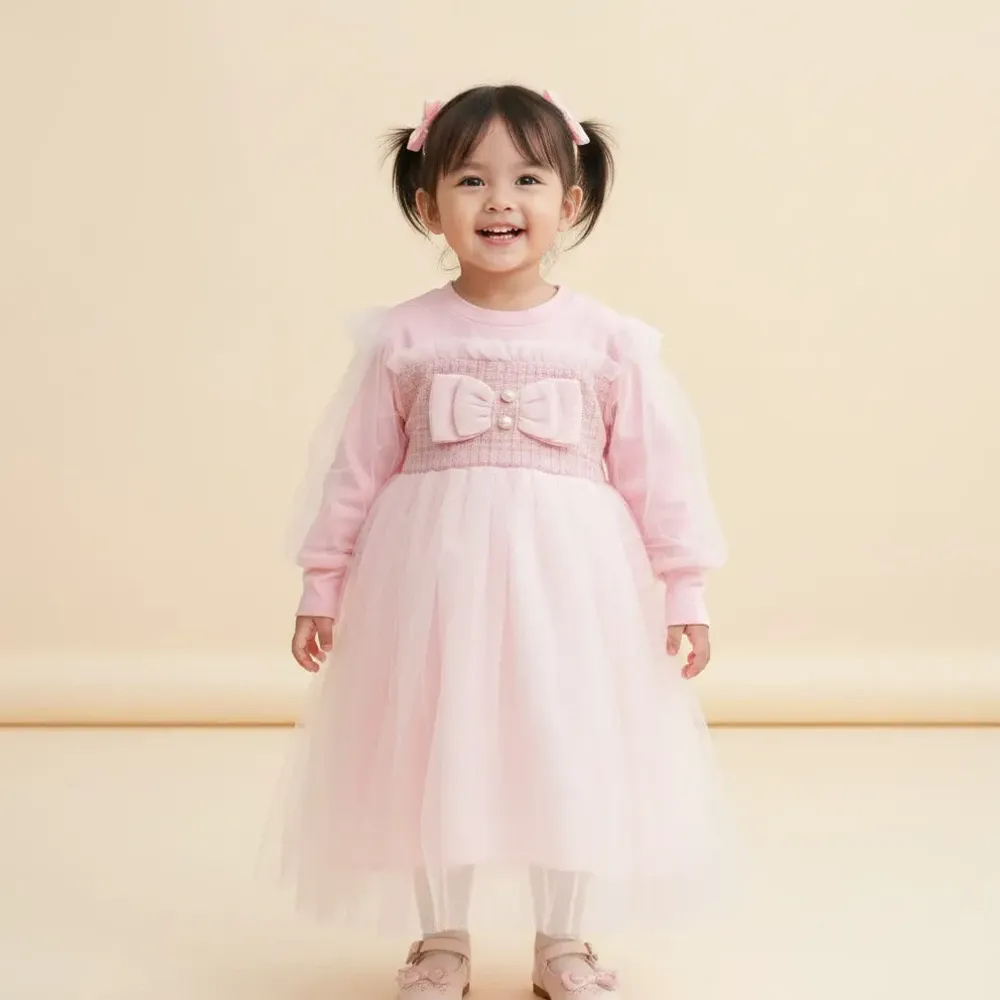 Dress Elegant Vest Ribbon Furing