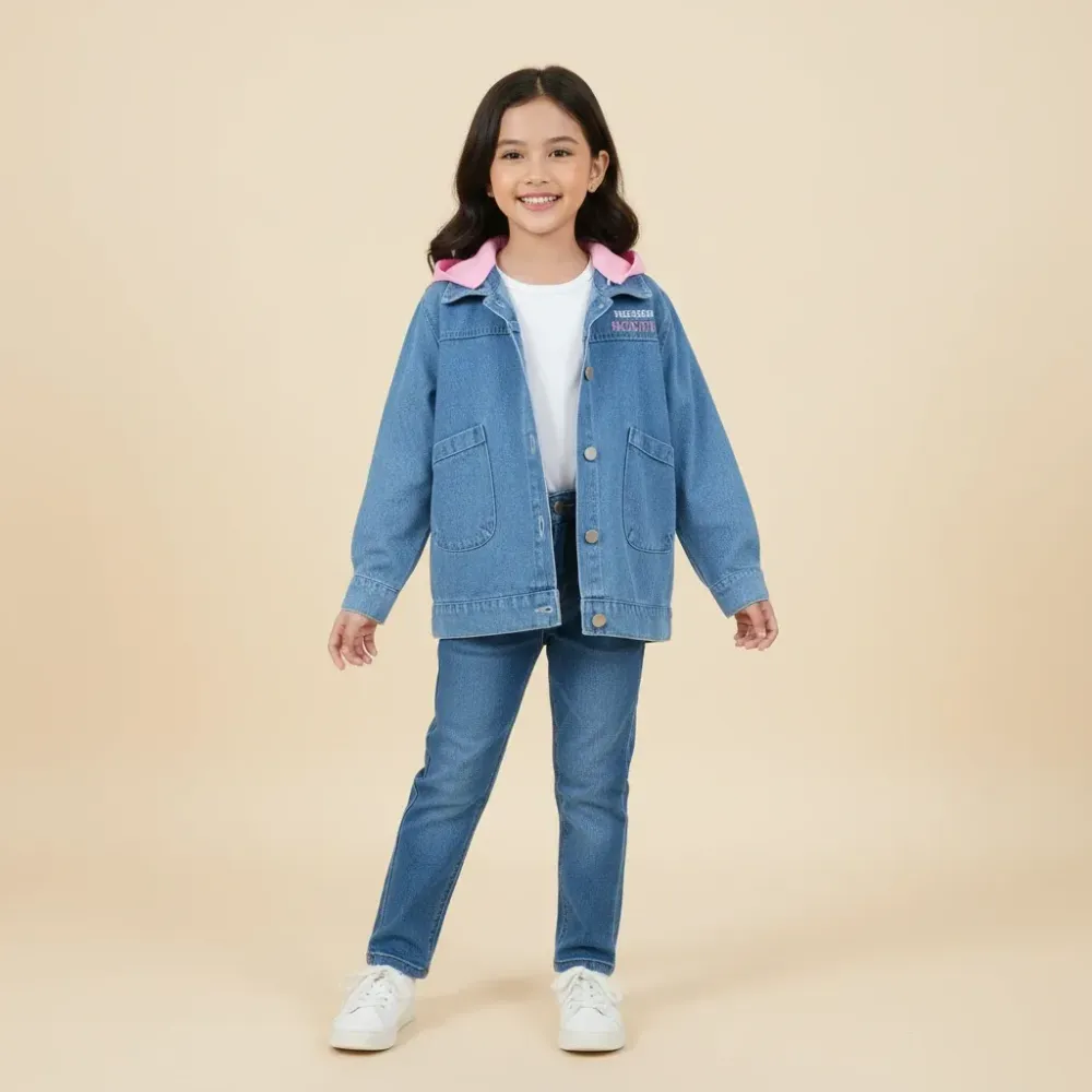 Jacket Girls Leah Two Print Alphabet