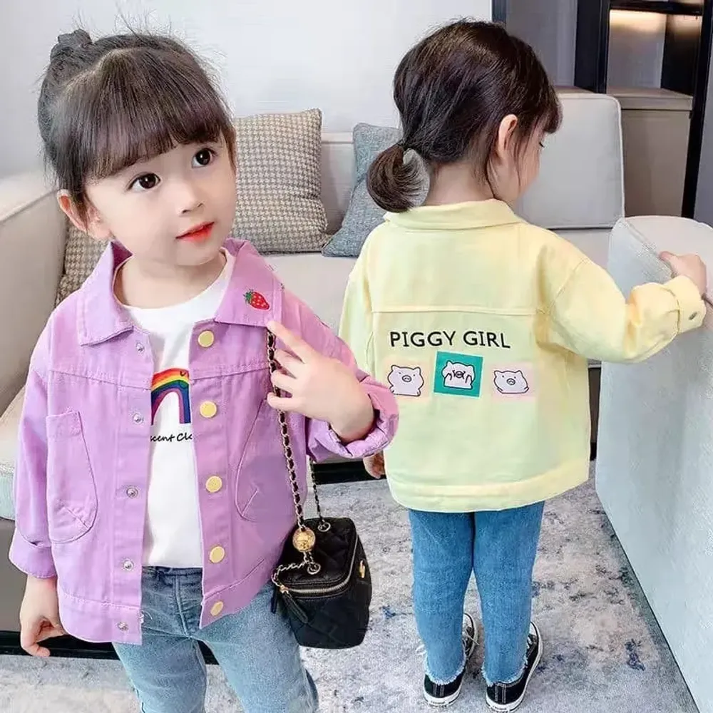 Jacket Girl Azure Horizon Flow