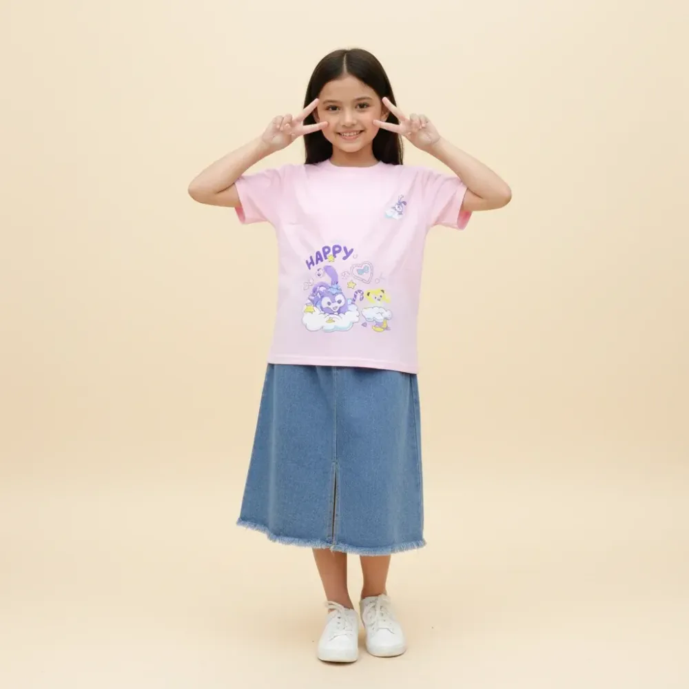 Set Girls Ear Fringe Floppy Bunny