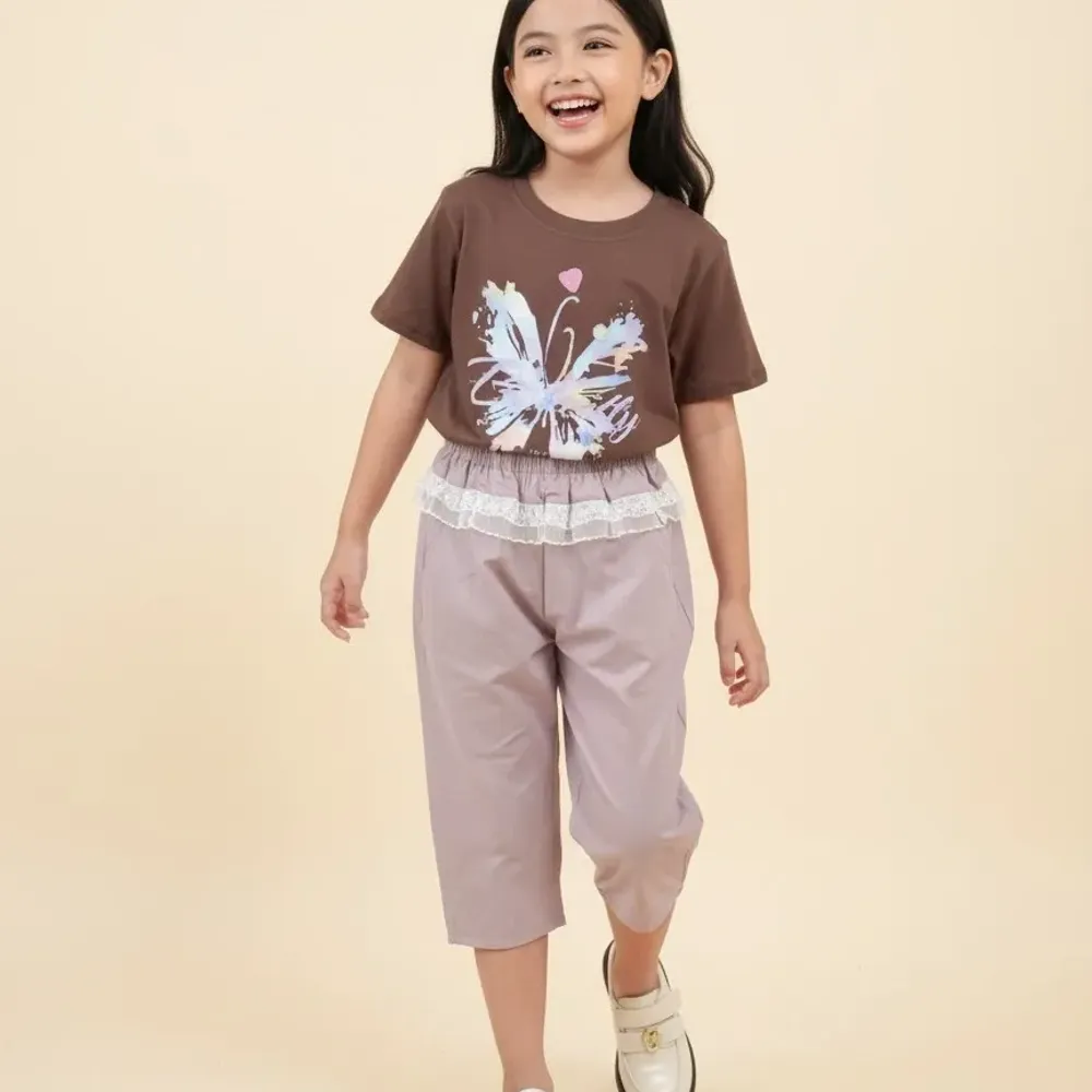 Set Girl Lace Colour Flutter