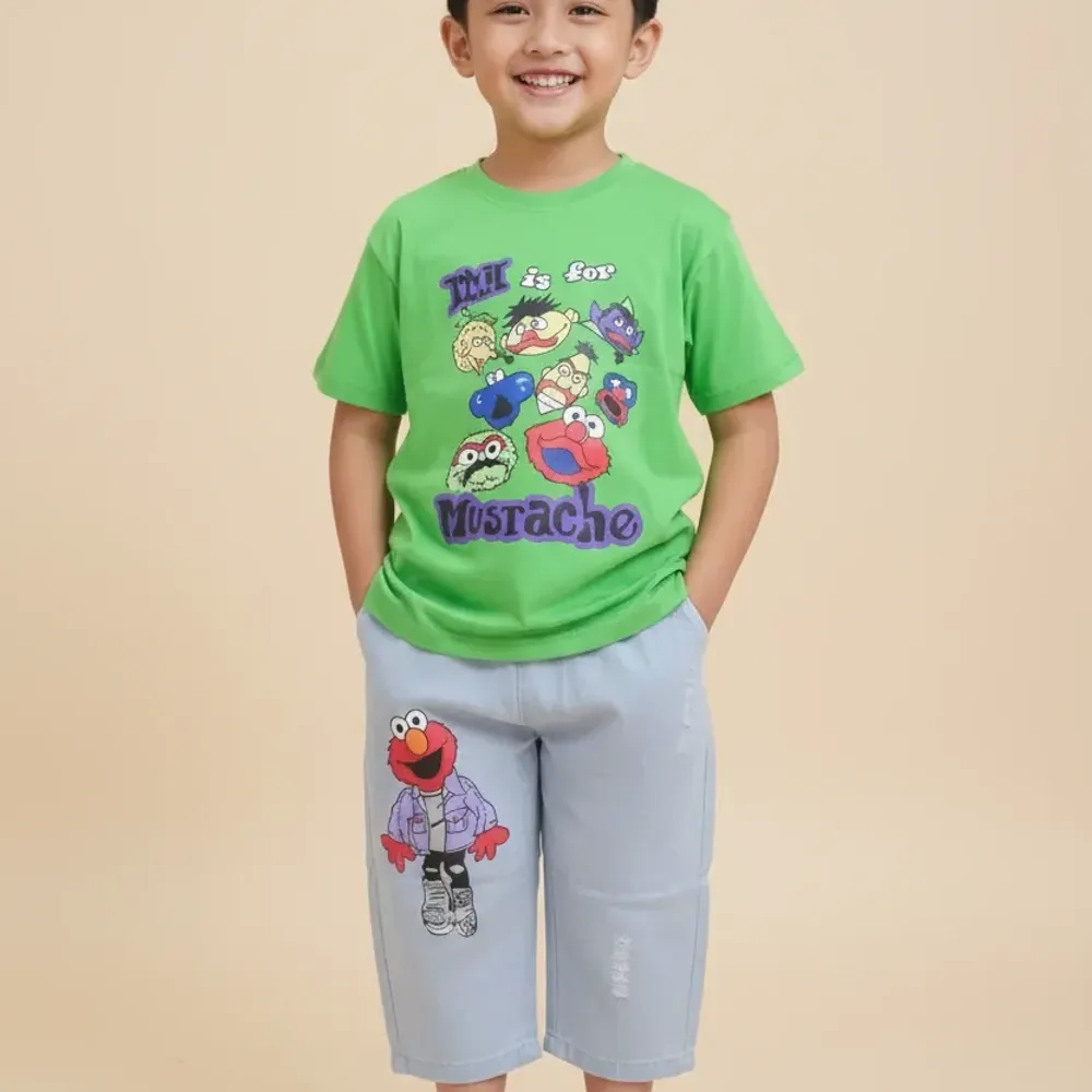 Set Kids Elmo Character Street Wear