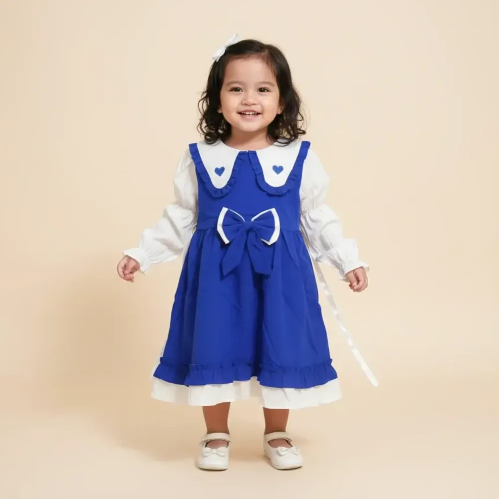 Dress Girl Tweed Colour Suit