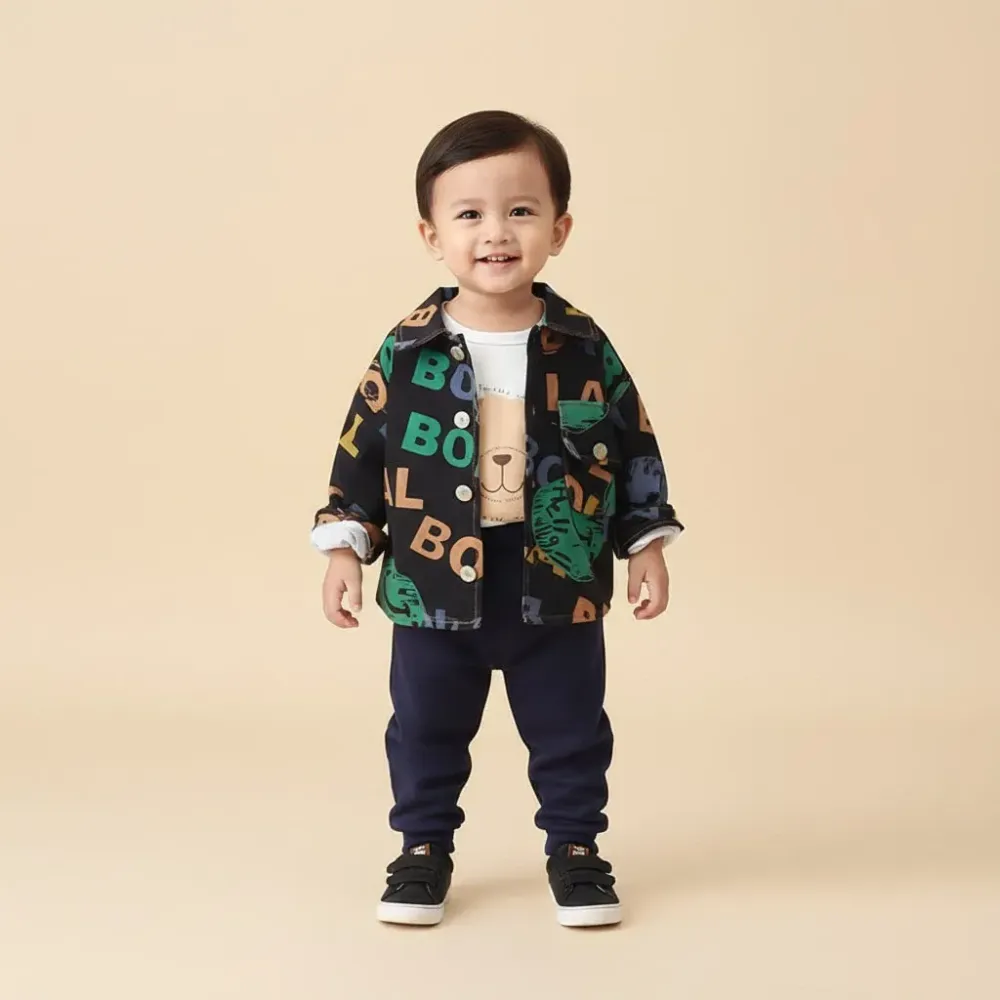 Set Boys Tri Blend Suit