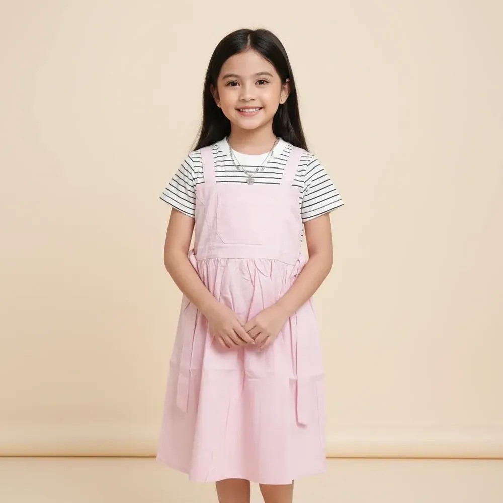 Dress Girl Line Charming Fill