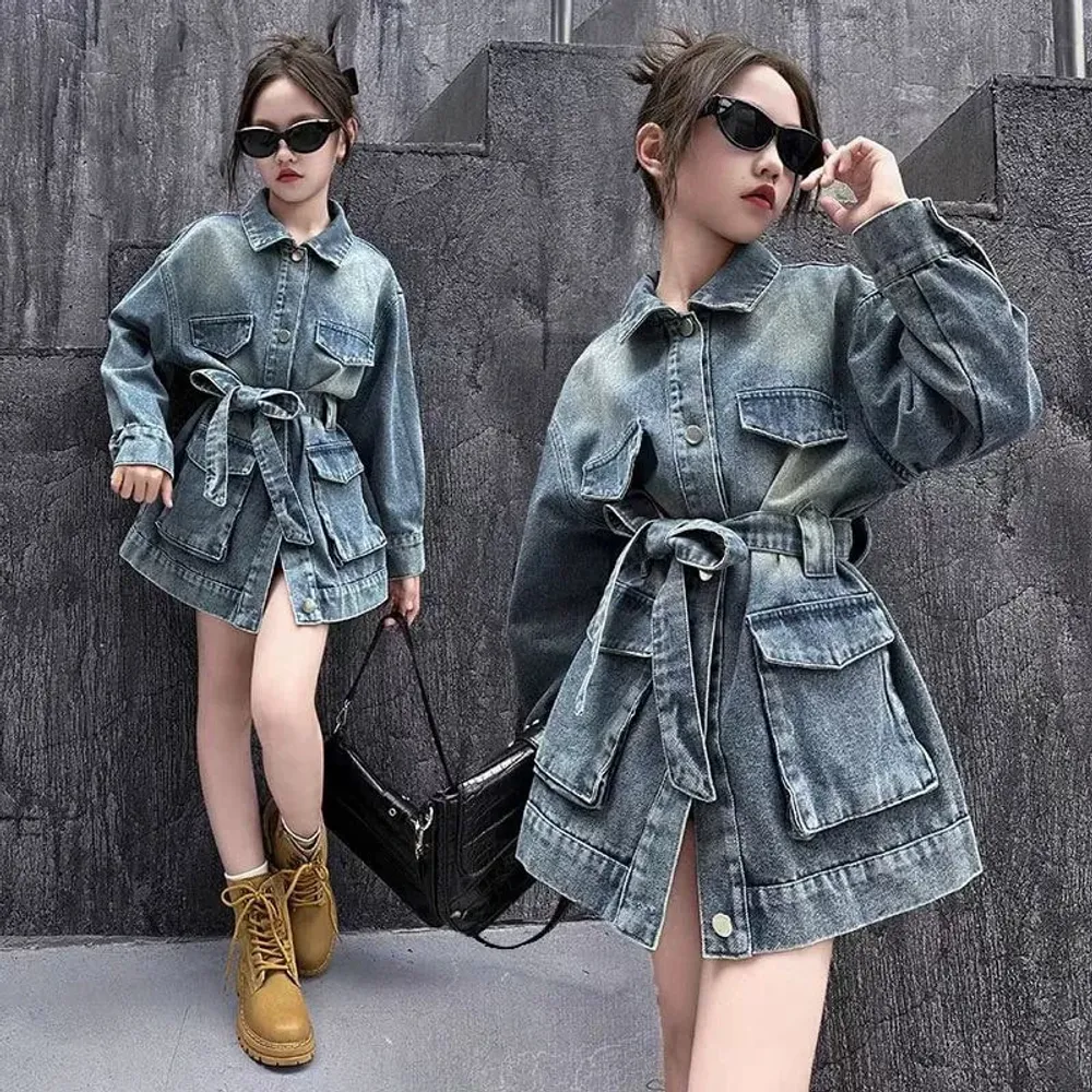Dress Girl Gratefull Denim Fire