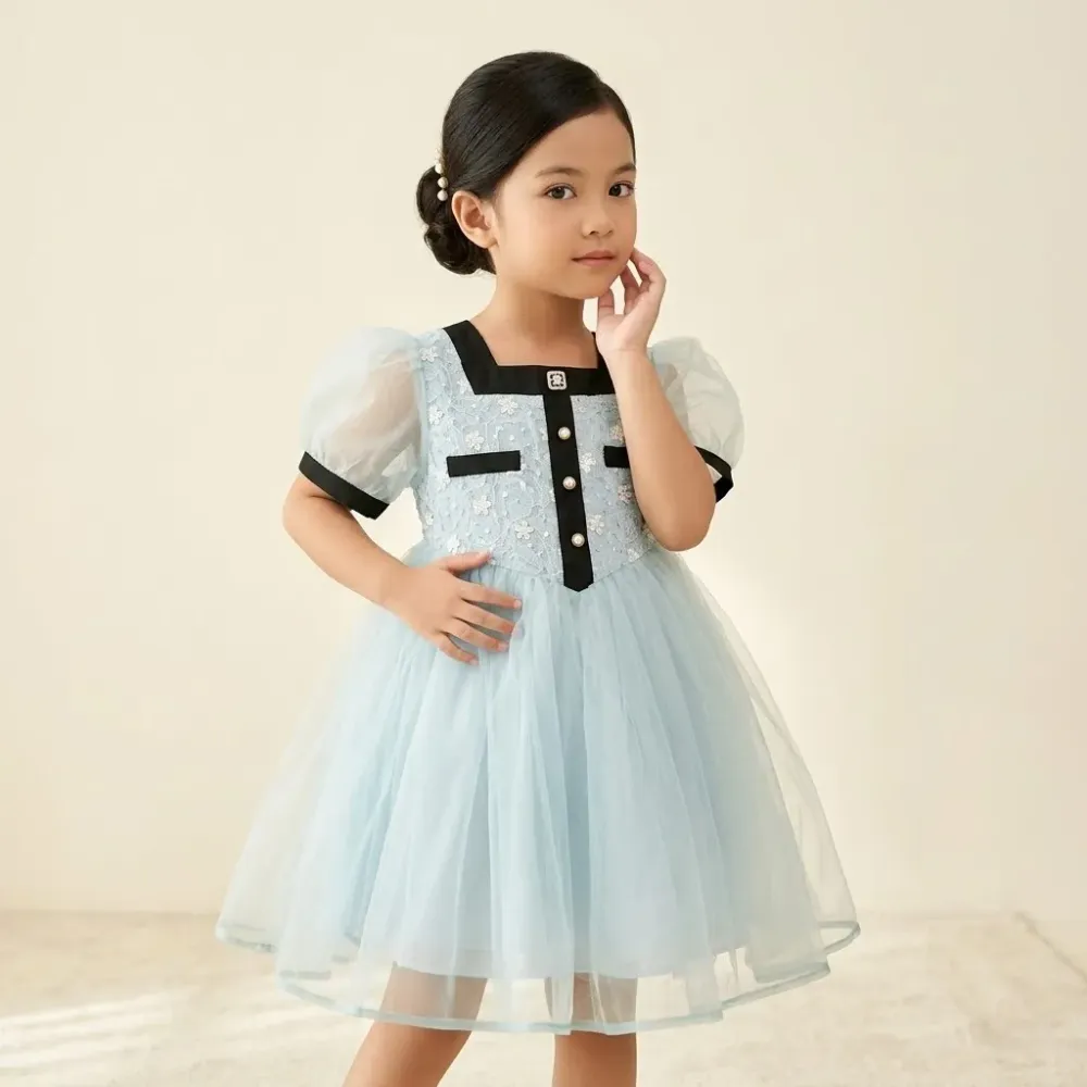 Dress Furing Black Line