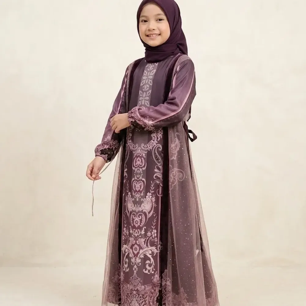 Gamis Anak Diamond Dust Ruby