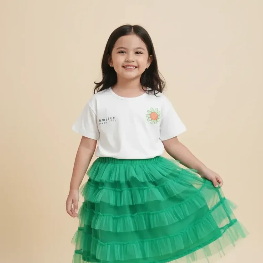 Setelan Flower Fabric Layer