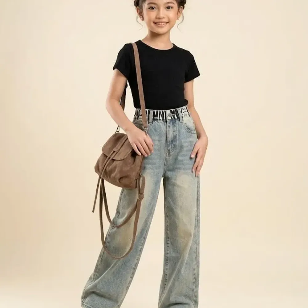 Pants Girls Cozy Berry Denim — tampilan lain