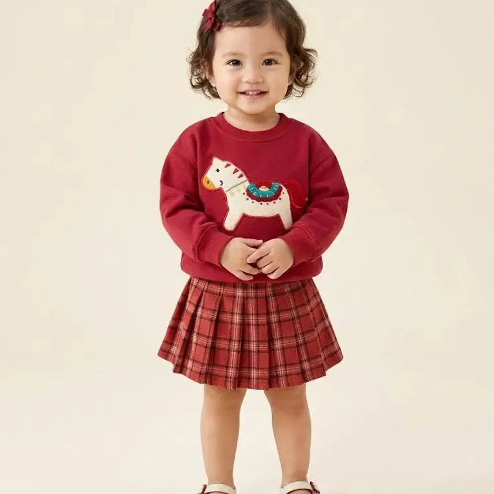 Set Girls Celovra Red Skirt