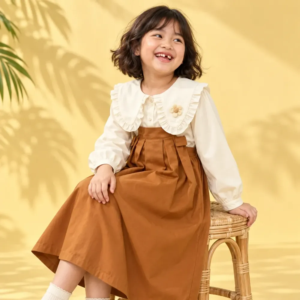 Dress Girl Autumn Willow Gown