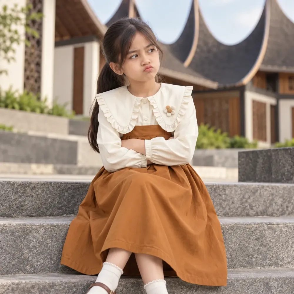 Dress Girl Autumn Willow Gown