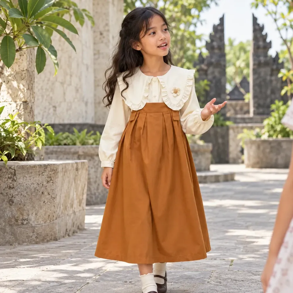 Dress Girl Autumn Willow Gown