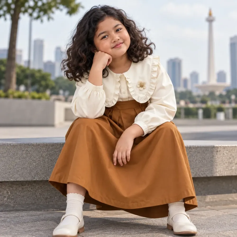 Dress Girl Autumn Willow Gown
