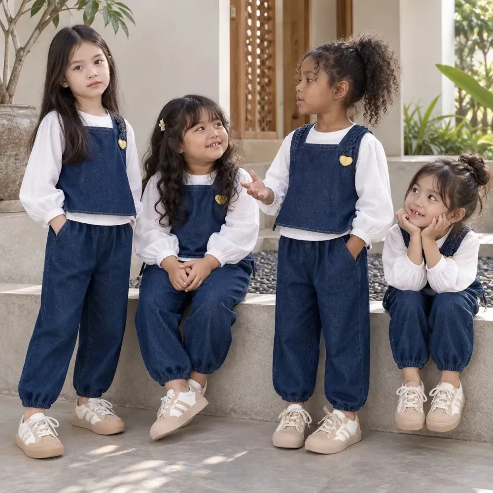 Set Girl Denim Morika Rolls