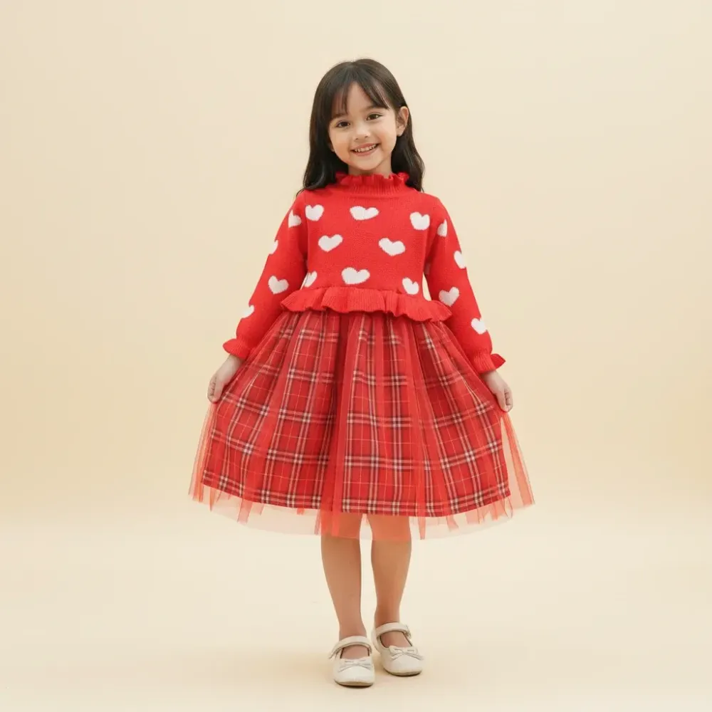 Dress Lovely Tartan Luxury