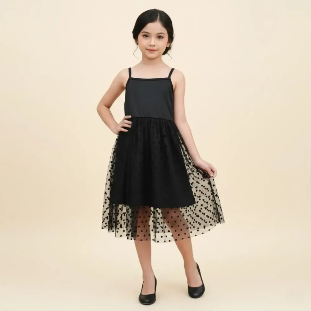 Dress Dote Black Polos