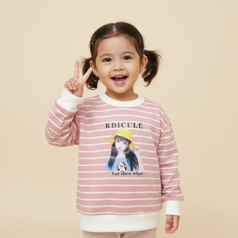 Tops Girl Stripes Rdicule Chic